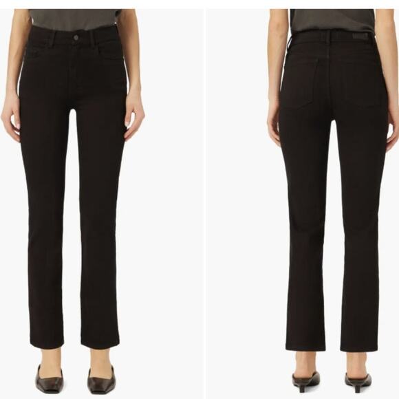 DL1961 Patti Straight Black Peached Jeans Size 14W NWT - Picture 1 of 9